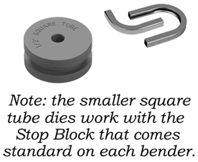 #CB12S 1/2" Square Tube Die #CB12S 1/2" Square Tube Die