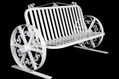 Wagon-wheel-scroll-bench